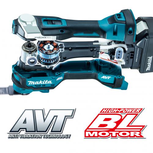 マキタ　18V　充電式マルチツール　TM52DRG　6.0Ah Li-ion電池(BL1860B)1個　充電器(DC18RF)　ケース