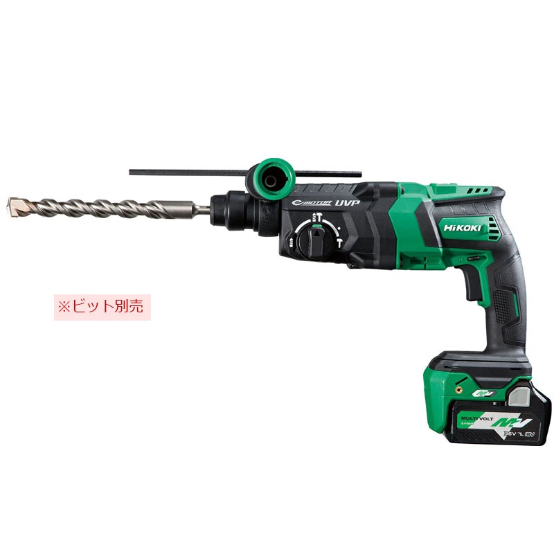 HIKOKI（ハイコーキ）36V　ロータリハンマドリル　DH36DPE(2XPZ)　マルチボルト充電池(BSL36A18X)2個　充電器(UC18YDL2)　ケース