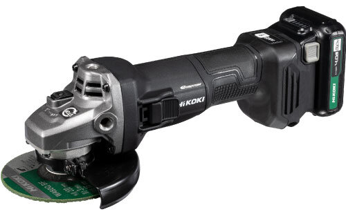 HIKOKI(ハイコーキ)10.8V コードレスディスクグラインダ G1210DA(2LSBK) 4.0Ah Li-ion充電池(BSL1240M)2個 充電器(UC12SL) システムケース