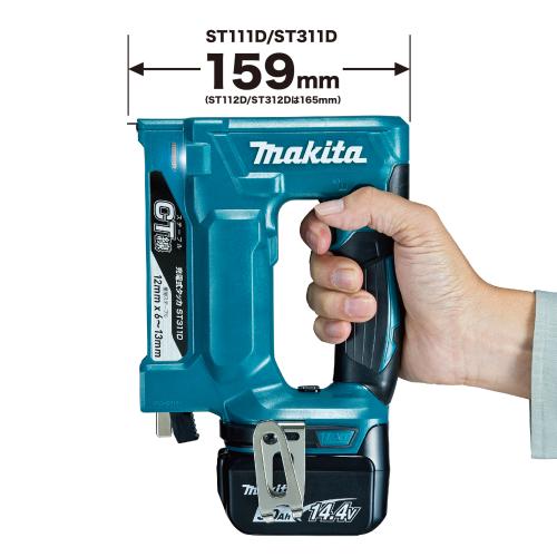 マキタ　18V　充電式タッカ（RT線）ST112DRG　6.0Ah Li-ion電池(BL1860B)1個　充電器(DC18RF)　ケース