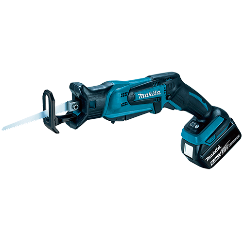 マキタ　18V　充電式レシプロソー　JR184DRG　6.0Ah Li-ion電池(BL1860B)1個　充電器(DC18RF)　ケース