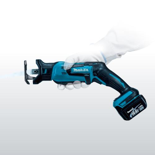 マキタ　18V　充電式レシプロソー　JR184DRG　6.0Ah Li-ion電池(BL1860B)1個　充電器(DC18RF)　ケース