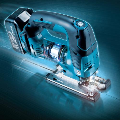 マキタ　18V　充電式ジグソー　JV182DRG　6.0Ah Li-ion充電池(BL1860B) 1個　充電器(DC18RF)　ケース