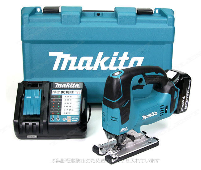 マキタ　18V　充電式ジグソー　JV182DRG　6.0Ah Li-ion充電池(BL1860B) 1個　充電器(DC18RF)　ケース