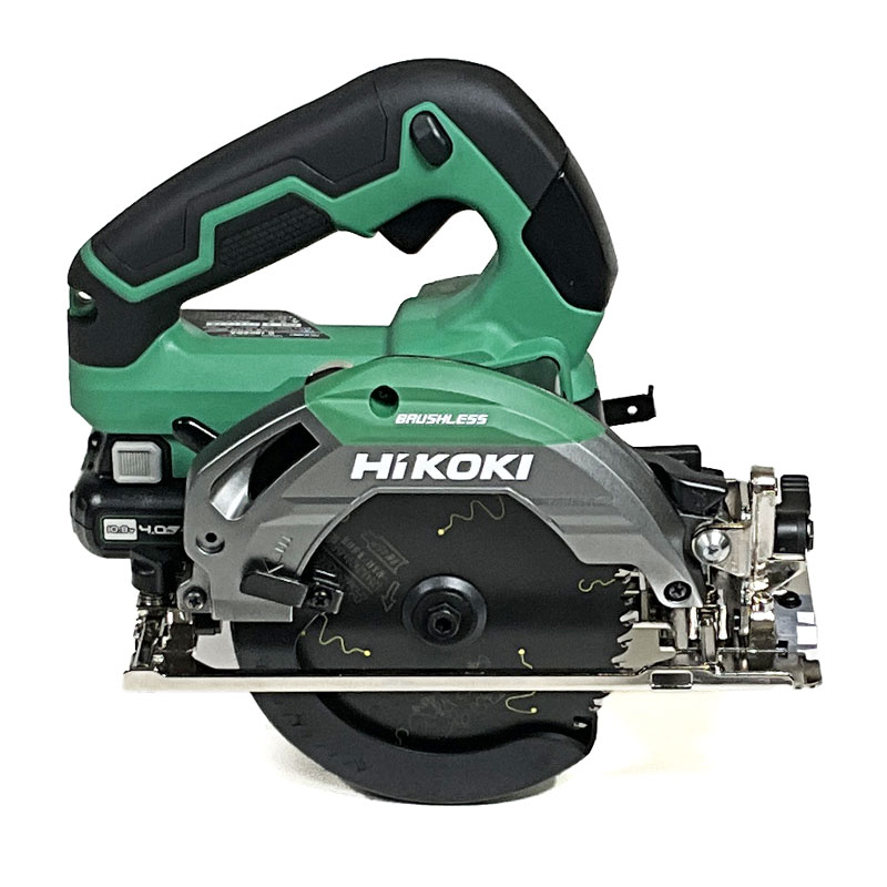 HIKOKI（ハイコーキ）10.8V　125mm　コードレス丸のこ　C1205DA(2LSP)　4.0Ah Li-ion充電池(BSL1240M)2個　充電器(UC12SL)　システムケース