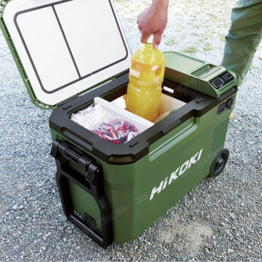 HIKOKI（ハイコーキ）18V　コードレス冷温庫（サンドベージュ）UL18DC(NMB)　※電池別売／18V・14V・AC100V・車載電源(DC12V)対応