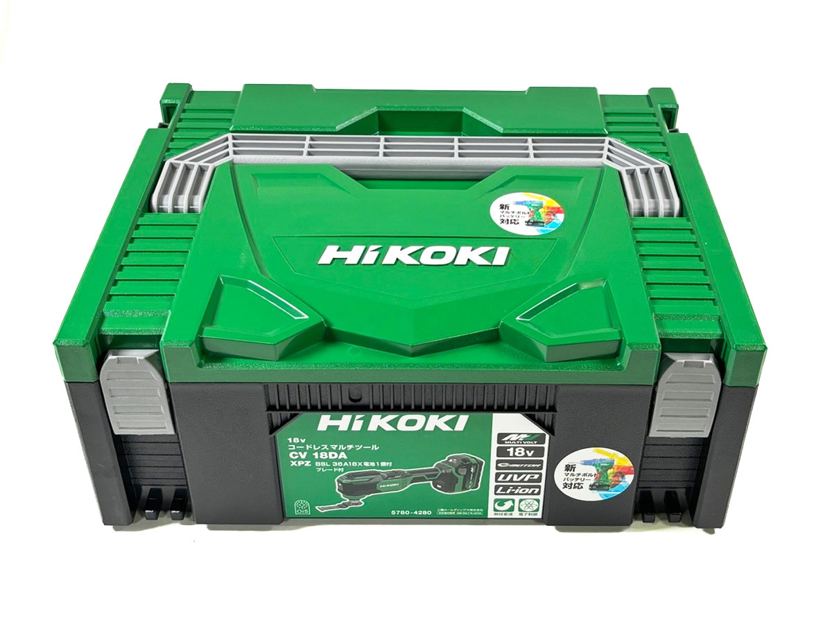 HIKOKI（ハイコーキ）36V　コードレスマルチツール　CV36DMA(XPZ)　マルチボルト電池(BSL36A18X)1個　充電器(UC18YDL2)　システムケース（インナートレイ付）