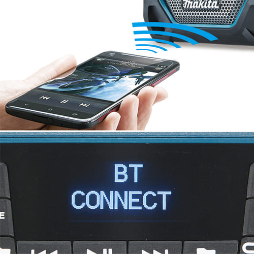 マキタ　14.4V／18V／10.8V／AC100V　充電式スピーカ（黒）MR202B　本体のみ（充電池別売）