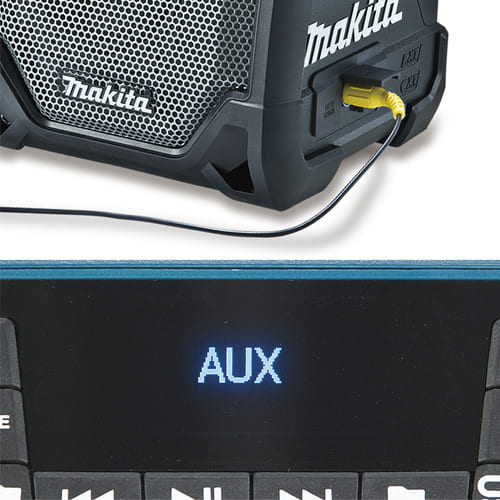 マキタ　14.4V／18V／10.8V／AC100V　充電式スピーカ（黒）MR202B　本体のみ（充電池別売）