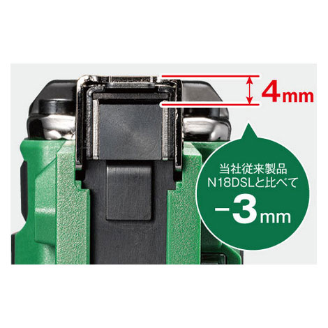 HIKOKI(ハイコーキ)18V コードレスタッカ(ステープル幅10mm)N1810DA(NN) 本体のみ(充電池・充電器・ケース別売)