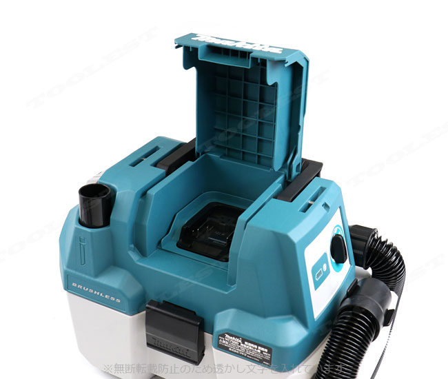 マキタ　18V　充電式コンパクト集じん機（小型タイプ）VC750DZ　本体のみ（充電池別売）ホース・ノズル付