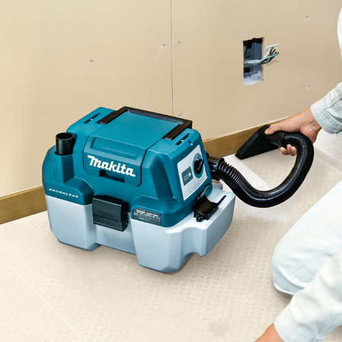 マキタ　18V　充電式コンパクト集じん機（小型タイプ）VC750DZ　本体のみ（充電池別売）ホース・ノズル付