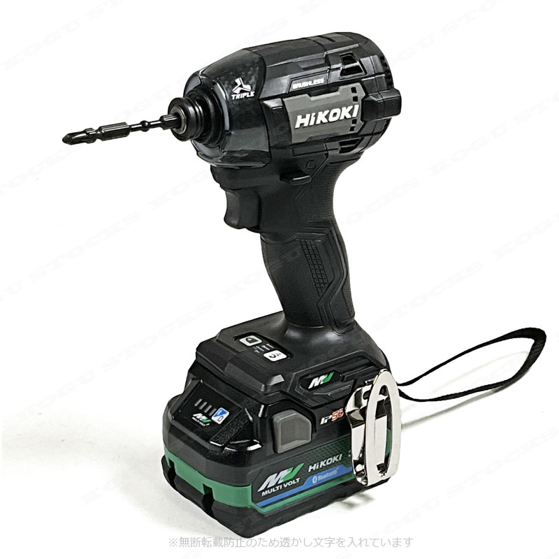 HiKOKI ハイコーキ マルチボルト コードレスインパクトドライバ WH36DC 2XPS BSL36A18 バッテリー2個 充電器付き ストロングブラック (D5765amxwY) HiKOKI（ハイコーキ） HIKOKI（ハイコーキ）36V コードレスインパクト