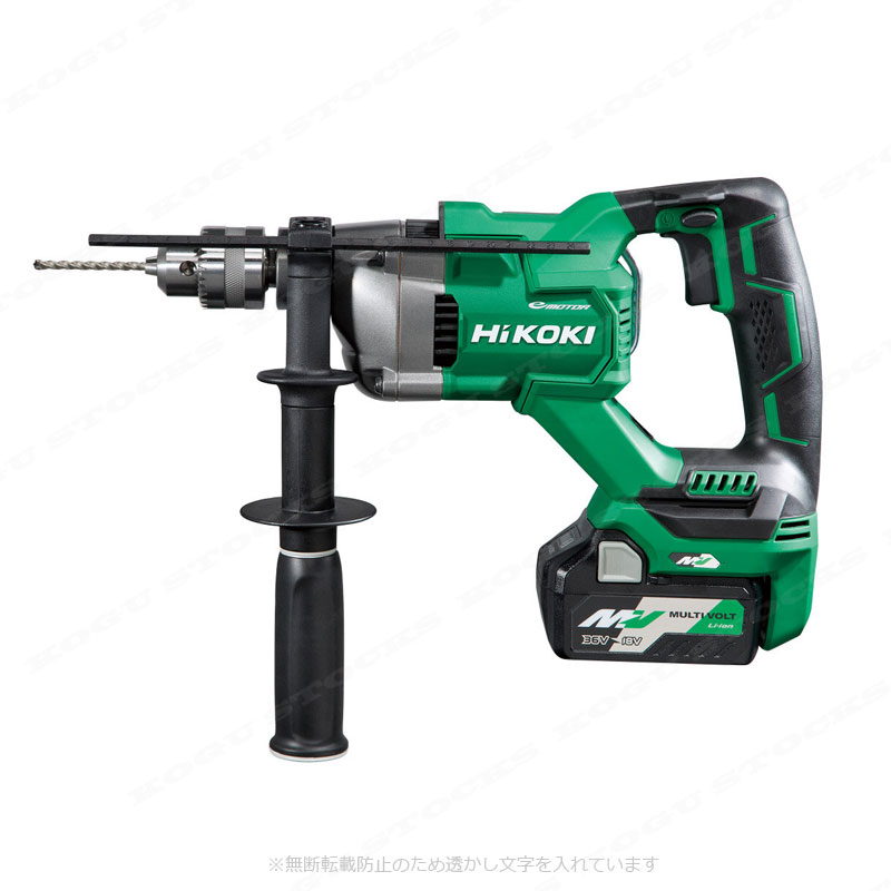 HIKOKI（ハイコーキ）36V コードレス振動ドライバドリル　DV3620DA(2XPZ)　マルチボルト電池(BSL36A18X)2個　充電器(UC18YDL2)　ケース