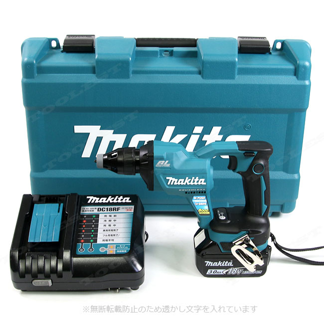 マキタ　18V　充電式スクリュードライバ・青　FS600DRG　6.0Ah Li-ion電池(BL1860B)1個　充電器(DC18RF)　ケース