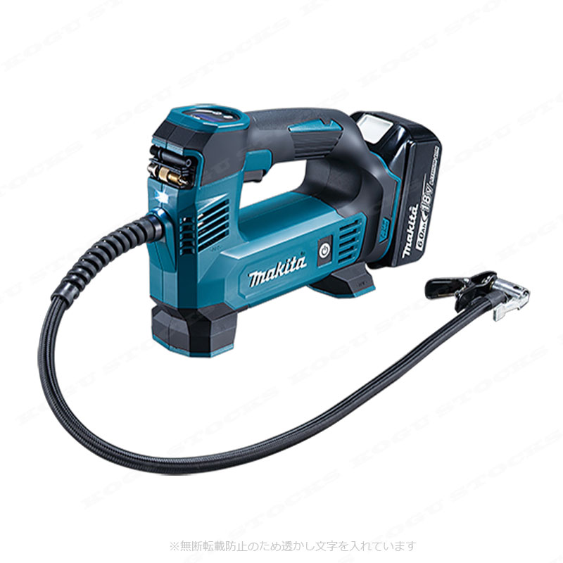 マキタ　18V　充電式空気入れ　MP180DRG　6.0Ah　Li-ion充電池(BL1860B)1個　充電器(DC18RF)　ケース