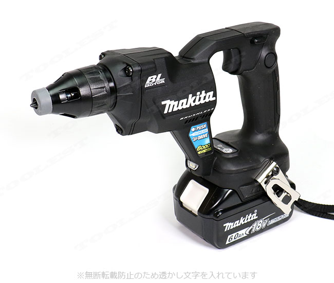マキタ　18V　充電式スクリュードライバ・黒　FS600DRGB　6.0Ah Li-ion電池(BL1860B)1個　充電器(DC18RF)　ケース