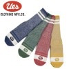 【UES （ウエス）】  杢ソックス 3本撚り 靴下 HEATHER SOCKS