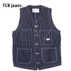 TCB JEANSʥƥӡ 󥺡ˡTCB TABBYS VEST BLUE WABASH Хå她ȥ饤 ٥ ٥