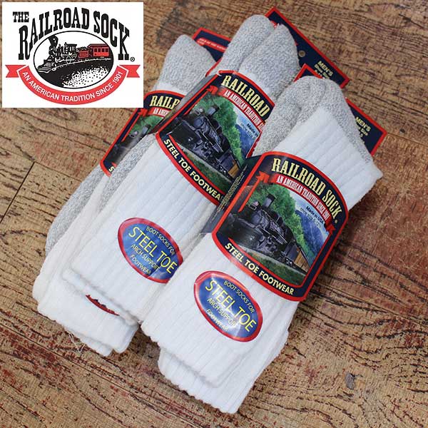 【RAILROAD SOCK（レイルロードソック）】 6124 DOUBLE CUSHION CREW SOCKS ダブルクッションブーツ