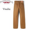 Stevenson Overall Co.ʥƥ֥󥽥 Сˡ Visalia-280 Brown Selvage Canvas BUCKLE-BACK WIDE STRAIGHT LEG ХåХå