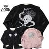 ��THRIFTY LOOK�ʥ���եƥ��� ��å� �ˡ�SNAKE & SKULL SOUVENIR JACKET ����������ͥ�������С����֥� �����٥˥����㥱�å� ��������� �٥������㥱�å� tl26s00100
