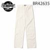 ��BUZZ RICKSON'S�ʥХ��ꥯ���󥺡ˡ� WORKING WHITE TWILL TROUSERS �ȥ饦������ �ȥ饦�����ѥ�� �ۥ磻�ĥĥ���BR42635