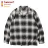 ��TOWNCRAFT�ʥ����󥯥�ե� �ˡ�PENNY'S�ʤڥˡ����ˡ� 60S LOOP COLLAR NEL OMBRE SHIRTS ����֥�롼�ץ��顼 �ͥ륷��� Ĺµ����� CHECK SHIRTS �����å������ TC24F01800