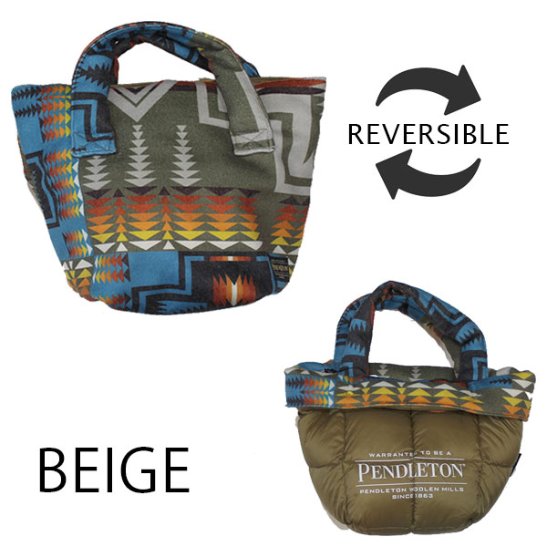 ��PENDLETON x TAION�� �ڥ�ɥ�ȥ� �� ��������ˡ�3WAY LUNCH TOTE BAG �����Хå� �ȡ��ȥХå� REVERSIBLE ��С����֥�