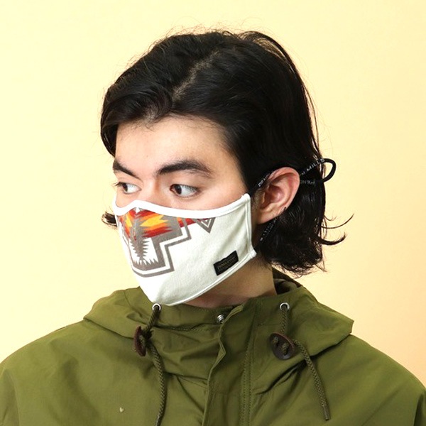 ��PENDLETON(�ڥ�ɥ�ȥ�)��HARDING PRINT MASK �ϡ��ǥ��󥰥ץ��� �ͥ��ƥ����� �ޥ��� HARDING