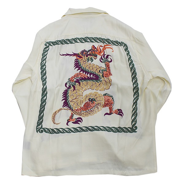 ��The GROOVIN HIGH�ʥ������롼������ϥ��ˡ�Dragon 1950s Rayon L/S Shirt �ɥ饴�� �졼��󥷥�� �����ץ󥫥顼 TOWNCRAFT 250101 50s L/S Shirt / Dragon