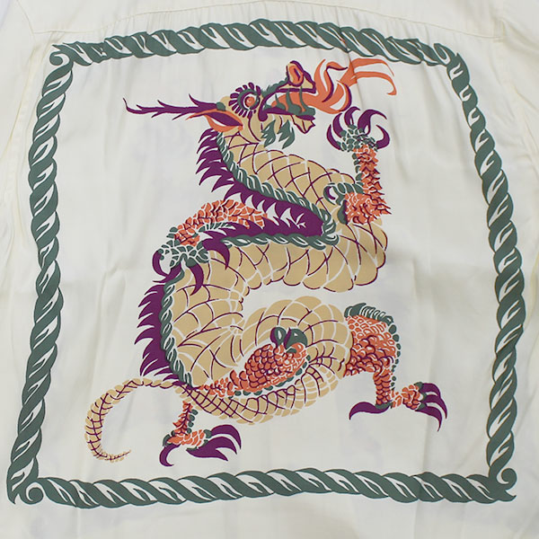 ��The GROOVIN HIGH�ʥ������롼������ϥ��ˡ�Dragon 1950s Rayon L/S Shirt �ɥ饴�� �졼��󥷥�� �����ץ󥫥顼 TOWNCRAFT 250101 50s L/S Shirt / Dragon