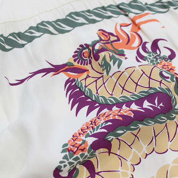 ��The GROOVIN HIGH�ʥ������롼������ϥ��ˡ�Dragon 1950s Rayon L/S Shirt �ɥ饴�� �졼��󥷥�� �����ץ󥫥顼 TOWNCRAFT 250101 50s L/S Shirt / Dragon