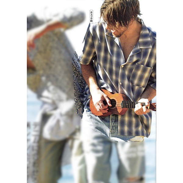 ��BIG MIKE�ʥӥå��ޥ����ˡ�Lot 102525531 OMBRE Rayon Mix Ombre Check S/S Shirts ����֥� �졼��� �����å� CHECK SHIRTS �����å������ Safari 5���Ǻ�