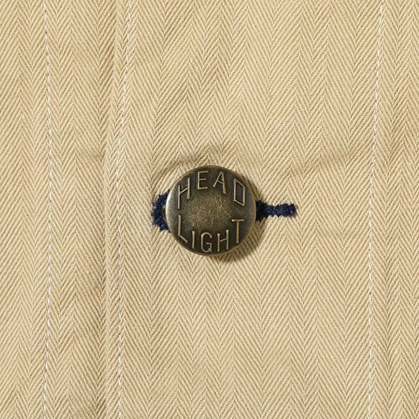 ��HEADLIGHT �ʥإåɥ饤�ȡˡ� Lot No. HD15908 / 10oz. RANDOM HBT WORK COAT
