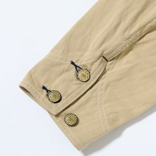 ��HEADLIGHT �ʥإåɥ饤�ȡˡ� Lot No. HD15908 / 10oz. RANDOM HBT WORK COAT