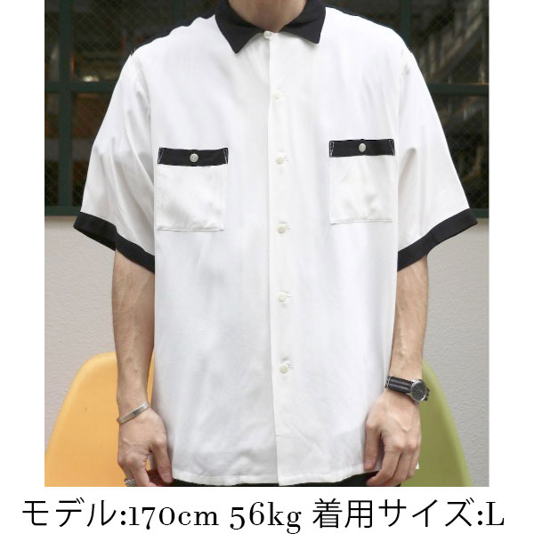 ��DEL MAR sportswear �ʥǥ�ޡ����ݡ��ĥ��������ˡ�/BOWLING SS SHIRTS �ܡ���󥰥����