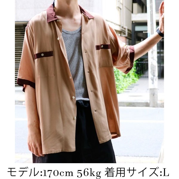 ��DEL MAR sportswear �ʥǥ�ޡ����ݡ��ĥ��������ˡ�/BOWLING SS SHIRTS �ܡ���󥰥����