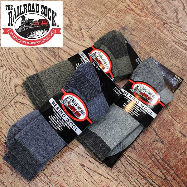 ��RAILROAD SOCK�ʥ쥤������ɥ��å��ˡ� 2965 WOOL BOOT SOCK MERINO WOOL ���Υ����� ���å��� �ݥ��å���