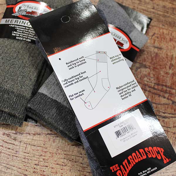 ��RAILROAD SOCK�ʥ쥤������ɥ��å��ˡ� 2965 WOOL BOOT SOCK MERINO WOOL ���Υ����� ���å��� �ݥ��å���