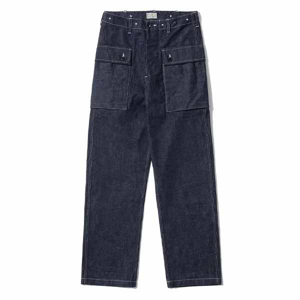��BUZZ RICKSON'S�ʥХ��ꥯ���󥺡ˡ� U.S. MARINE CORPS M-1944 DENIM CIV.  PANTS SHORT LENGTH �ǥ˥� �ߥ꥿�꡼�ѥ�� �ե��ƥ������ѥ�� ��󥭡��ѥ�� ���ѥ� BR42637