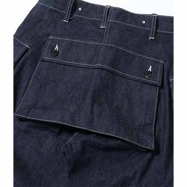 ��BUZZ RICKSON'S�ʥХ��ꥯ���󥺡ˡ� U.S. MARINE CORPS M-1944 DENIM CIV.  PANTS SHORT LENGTH �ǥ˥� �ߥ꥿�꡼�ѥ�� �ե��ƥ������ѥ�� ��󥭡��ѥ�� ���ѥ� BR42637