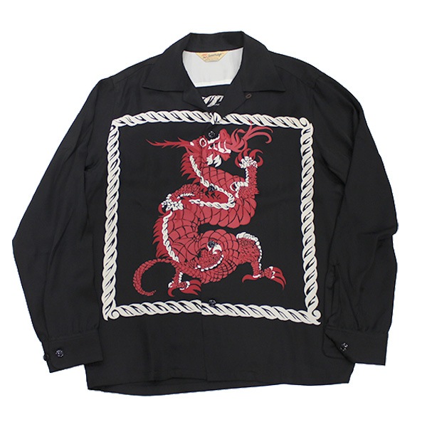 The GROOVIN HIGHʥ롼ϥˡDragon 1950s Rayon L/S Shirt ɥ饴 졼󥷥 ץ󥫥顼 TOWNCRAFT 250101 50s L/S Shirt / Dragon