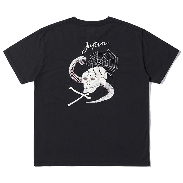 �ڥơ��顼���Ρ�Lot No. TT79393 / SUKA T-SHIRT EMBROIDERED ��SKULL & SNAKE�� ����T T����� T SHIRTS ���������