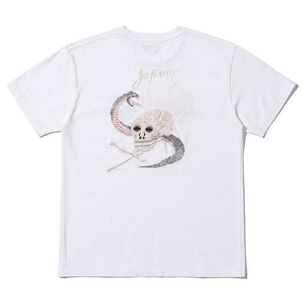 �ڥơ��顼���Ρ�Lot No. TT79393 / SUKA T-SHIRT EMBROIDERED ��SKULL & SNAKE�� ����T T����� T SHIRTS ���������