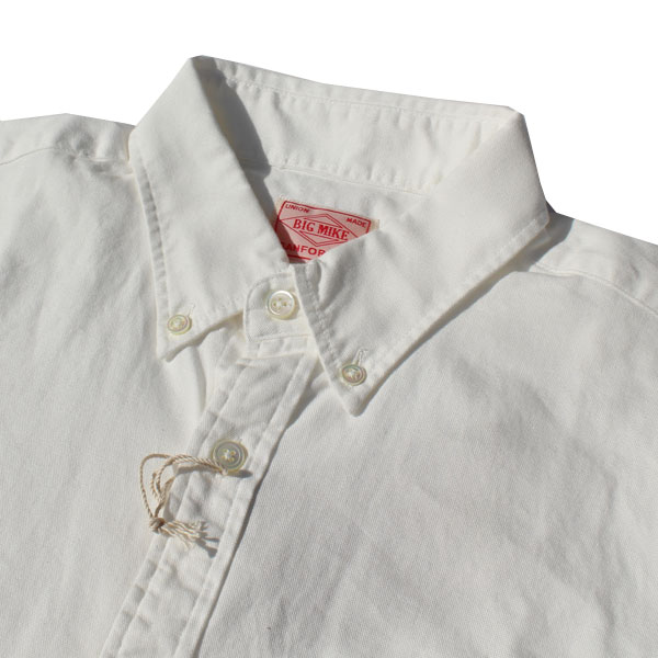 ��BIG MIKE�ʥӥå��ޥ����ˡ�  COTTON OXFORD BD SHIRTS ���åȥ� ���å����ե����� Ĺµ ����� �ܥ�������� WHITE NAVY GREEN �ۥ磻�� �ͥ��ӡ� ���꡼�� 01815004