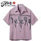 ��STAR OF HOLLYWOOD�ʥ��������֥ϥꥦ�åɡˡ� Lot No. SH39705 / HOPSACK RAYON OPEN SHIRT ��SHRUNKEN HEAD�ʥ���ꥱ��إåɡˡ� �����ϥ���� �ӥ�ơ��� ��ץꥫ
