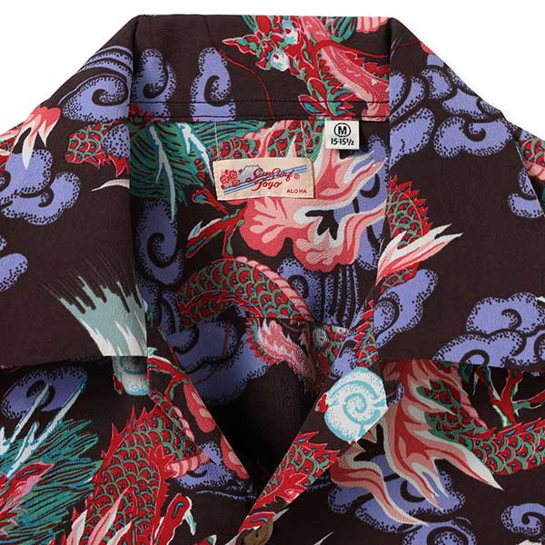 ϥ󥬡ץ쥼ȢSUN SURFʥ󥵡աˡLot No. SS39227 / RAYON HAWAIIAN SHIRT TEAM OF DRAGONS ALOHA ϥġ ϥ磻󥷥