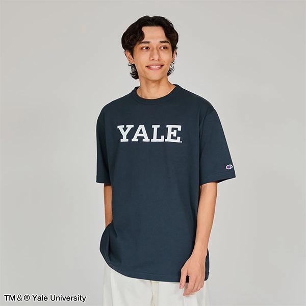 ��Champion�ʥ����ԥ���ˡ�YALE�ʥ���������ءˡʥ���������ء� HEAVY WEIGHT T1011 (�ƥ����ƥ󥤥�֥�) �إӡ���������  ���硼�ȥ��꡼�� �ץ���T����� 25SS MADE IN USA  ����ꥫ�� (C5-B306) Ⱦµ