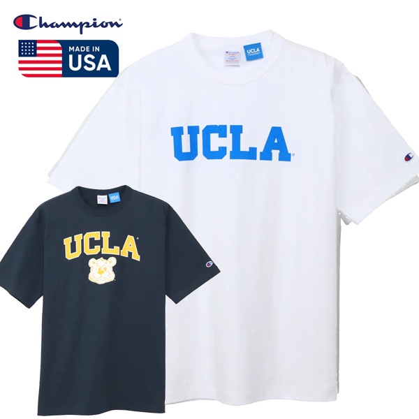 ��Champion�ʥ����ԥ���ˡ�UCLA�ʥ桼�������륨���� HEAVY WEIGHT T1011 (�ƥ����ƥ󥤥�֥�) �إӡ���������  ���硼�ȥ��꡼�� �ץ���T����� 25SS MADE IN USA  ����ꥫ�� (C5-B305) Ⱦµ